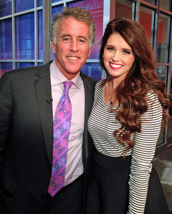 Christopher Kennedy Lawford and Katherine Schwarzenegger (Photo by Tanya Foster)