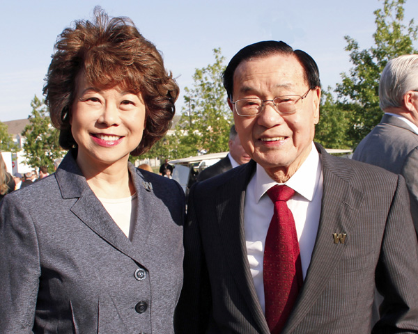 Elaine Chao and Dr. James Chao
