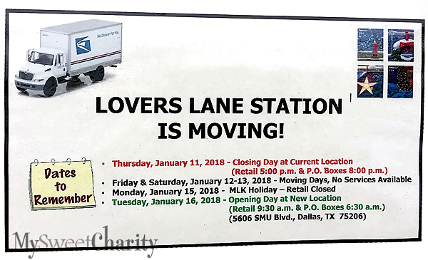 Lovers Lane Post Office On Greenville Is Shutting Down On Thursday