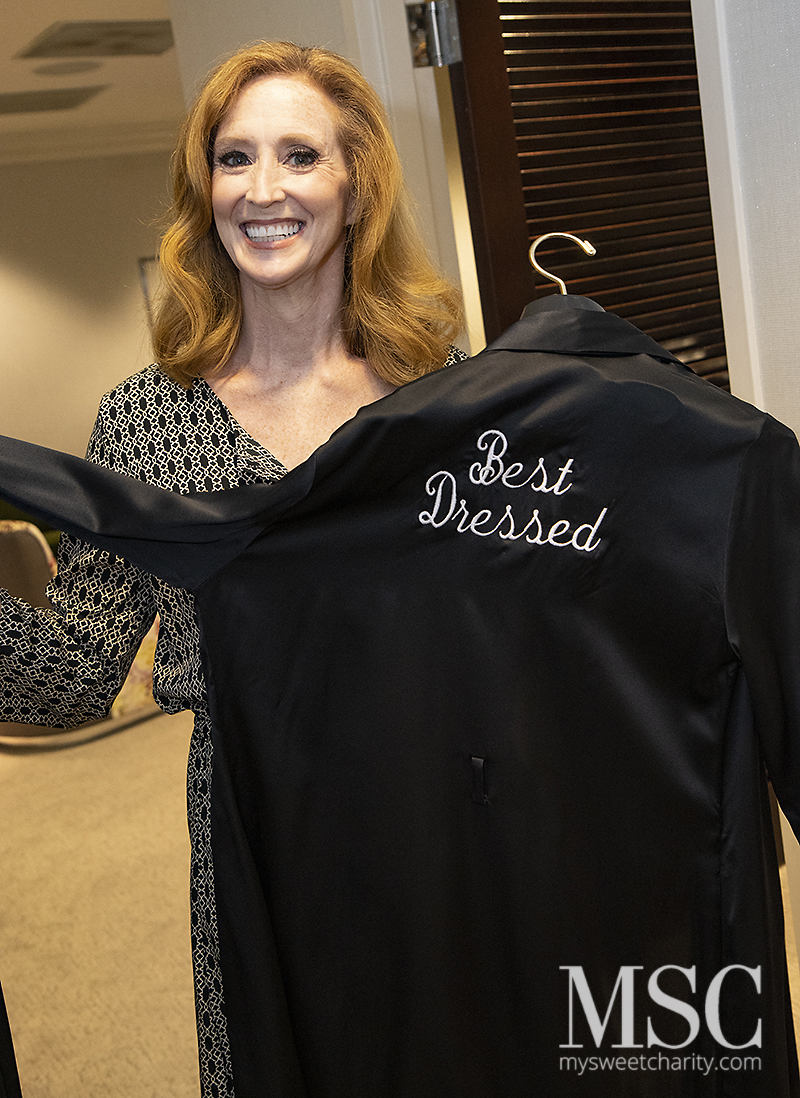 Tiffany Divis and Best Dressed robe